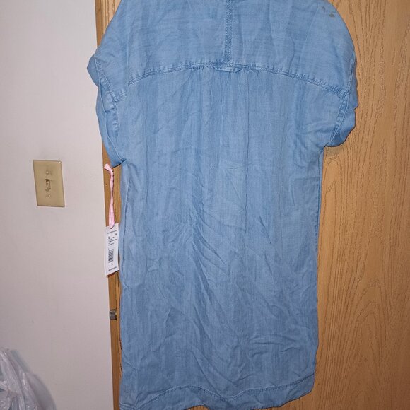 NEW Vineyard Vines Margo Chambray Shirt Dress Blue Mirage Small - Picture 7 of 11